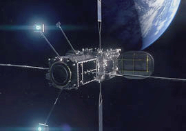 Artist's impression of MEV satellite